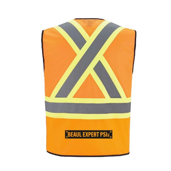 Image de Scout - Gilet haute visibilité à fermeture éclair sur le devant