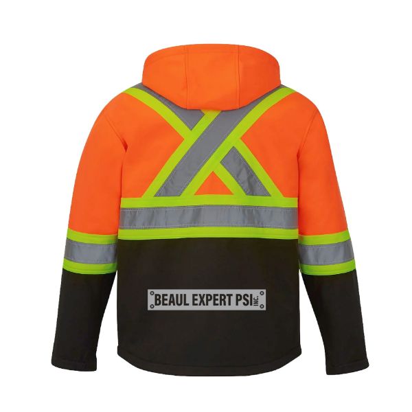 Image de Shield - Veste softshell haute visibilité avec capuche amovible