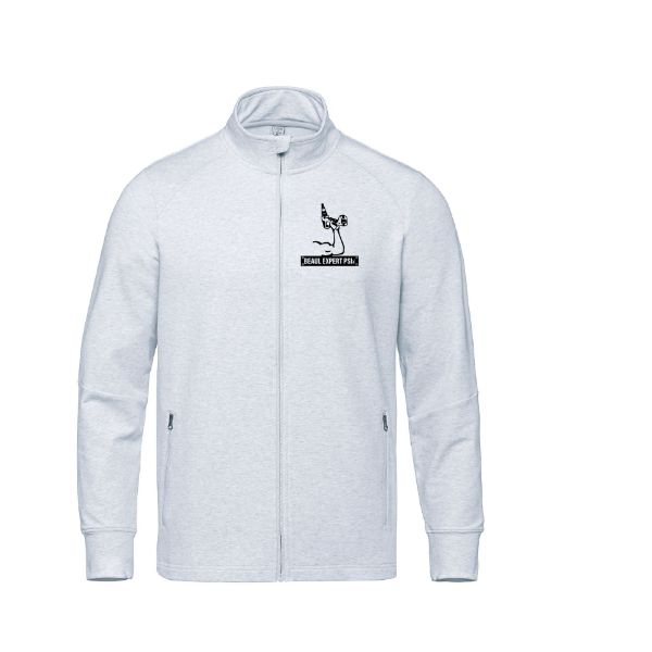 Image de Aventurière - Sweat-shirt zippé en molleton français pour Homme
