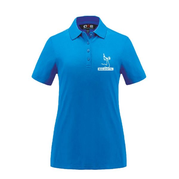 Image de Elite - Polo piqué femme en coton/polyester/élasthanne